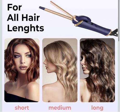 Travel curling iron wand - iron, tongs