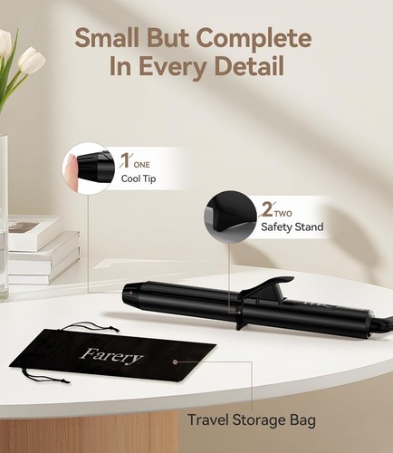 Farery 25mm mini hair curler - 25mm,