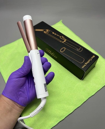 Hair curling wand tongs - tongs, small