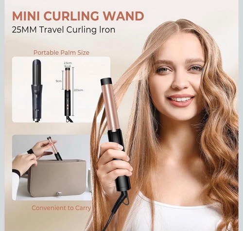 Hair curling wand tongs small - curling,