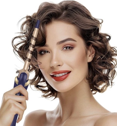 Travel curling iron wand - iron, tongs