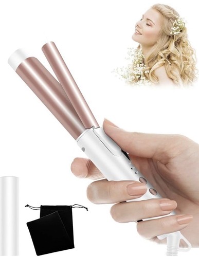 Hair curling wand tongs - tongs, small